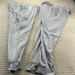 Grey's Anatomy Scrub Pants Lot of 2 Women Size Extra Large XL Light Blue Uniform